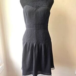 American Eagle Women's Little Black Strapless Mini Dress Size 6
